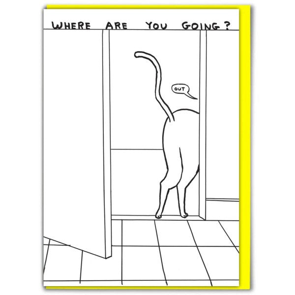 Where Are You Going Card
