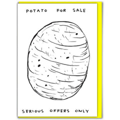 Potato For Sale Card