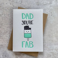 Dad You're Fab Card