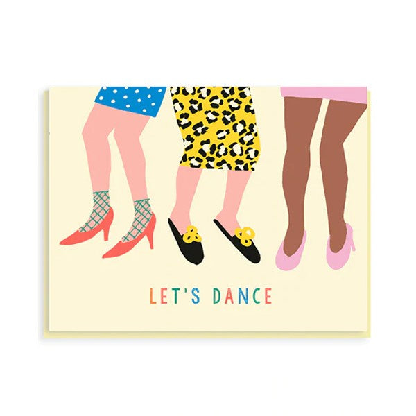 Dancing Legs Birthday Card