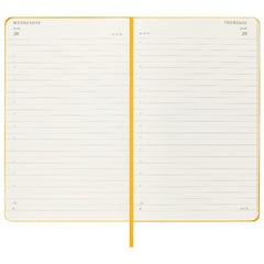 Moleskine 2023 Daily Planner Large Hardcover Orange Yellow