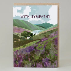 With Sympathy Heather Card