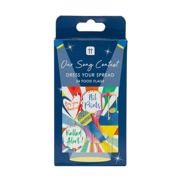 Eurovision Song Contest Food Flags - 24 Pack
