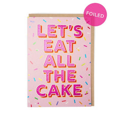 Eat The Cake Card