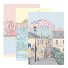 Edinburgh Set of 3 Notebooks