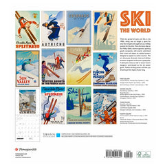 2022 Ski the World Wall Calendar