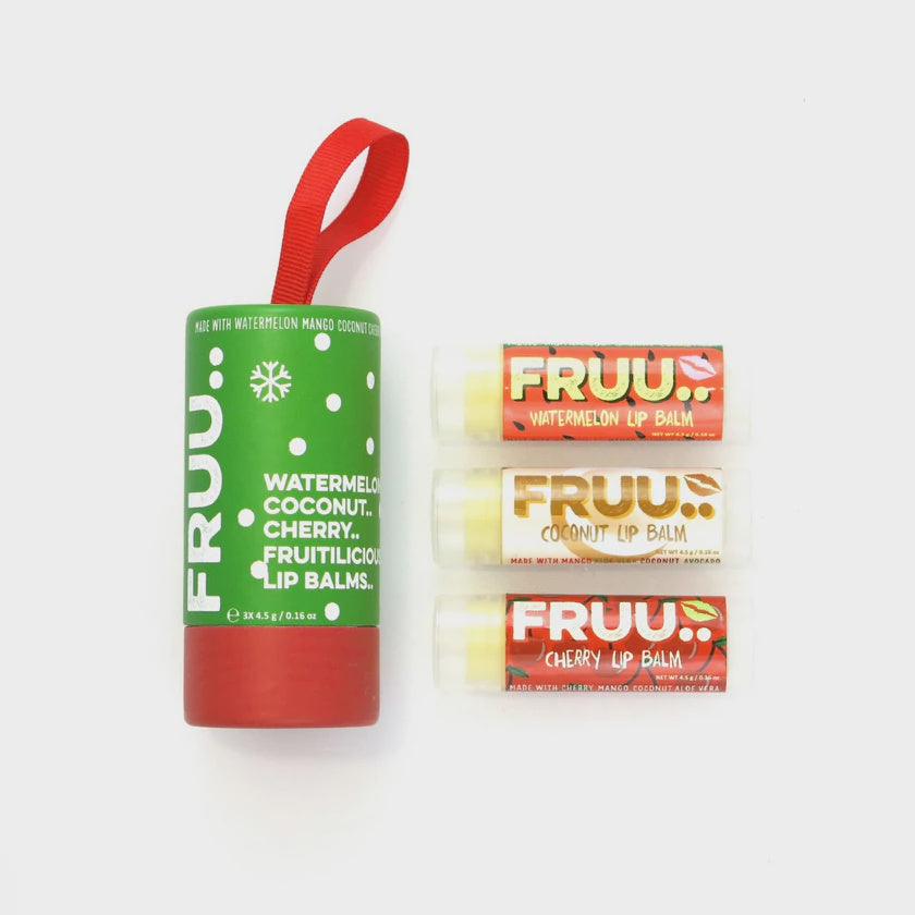 Christmas Lip Balm Trio Set