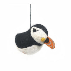 Handmade Felt Puffin Decoration