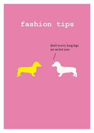 Fashion Tips Card