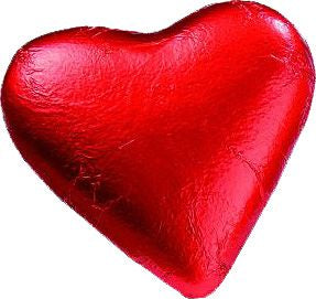 Filled Creamy Ganache Chocolate Red Heart