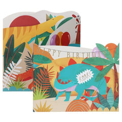 Fold Out Dinosaur Birthday Card