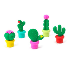 Free Hugs Cactus Scented Erasers Set of 5