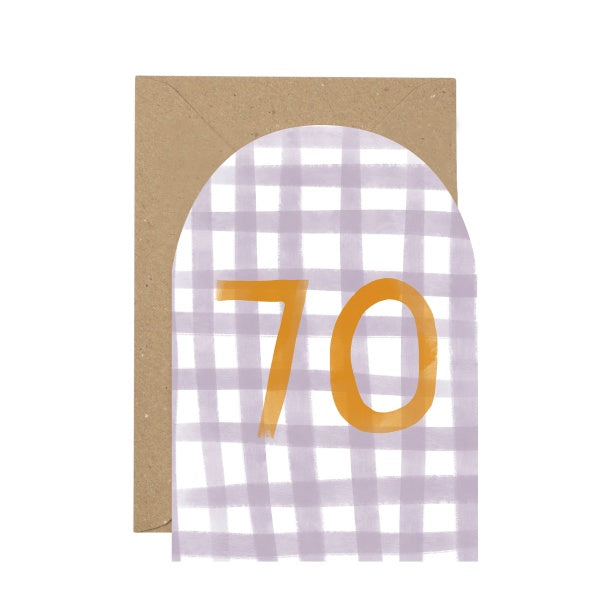70 Curved Card