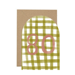 80 Curved Card