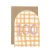 100 Curved Card