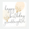 Happy Birthday Granddaughter Balloon Card