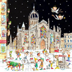 A View of St Giles Cathedral Pack of 6 Christmas Cards