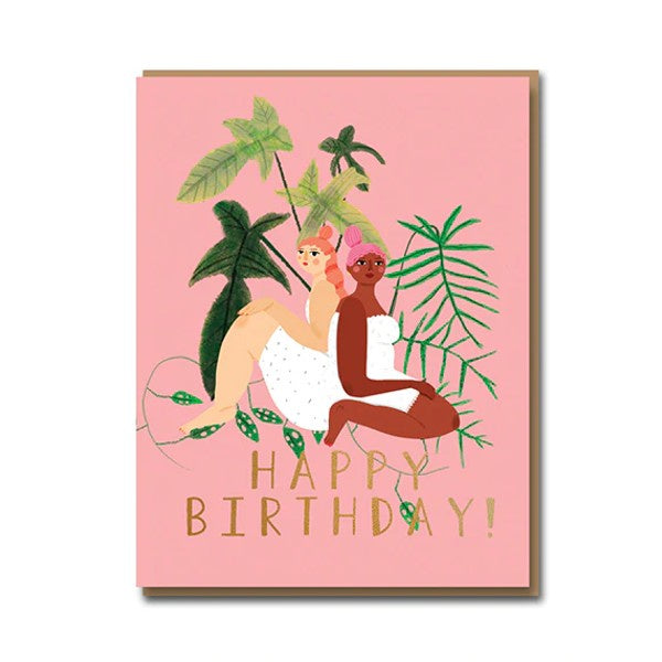 Botanical Women Birthday Card