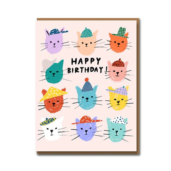 Cat Pals Birthday Card