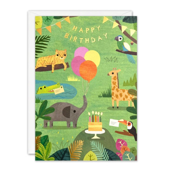 Jungle Children's Birthday Card
