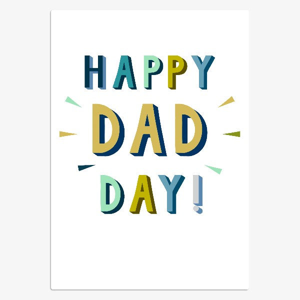 Happy Dad Day Father's Day Card