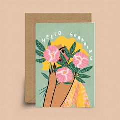 Hello Sunshine Flowers Card