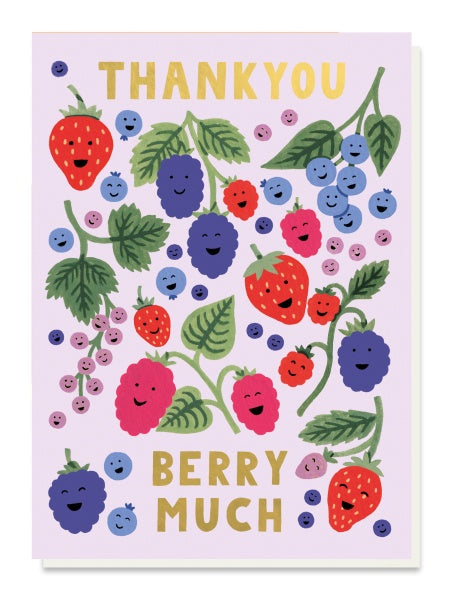 Thank You Berry Much Card - Paper Tiger