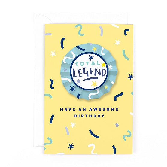 Total Legend Rosette Card