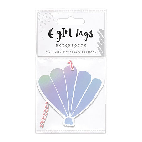 Shell Tags Pack of 6 - Paper Tiger
