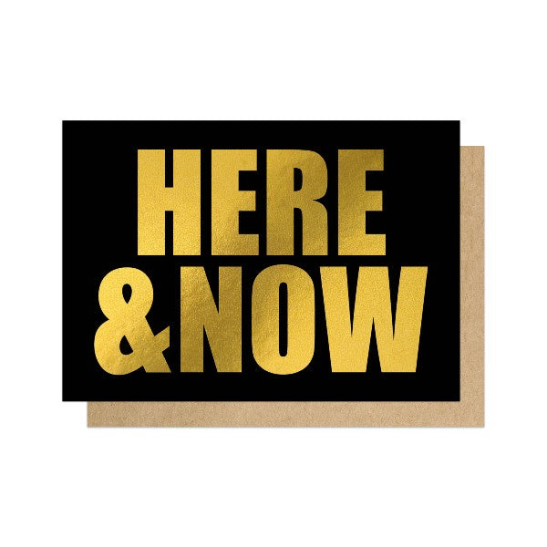 Here & Now Card - Paper Tiger