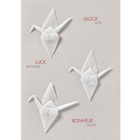 Good Luck Crane Card
