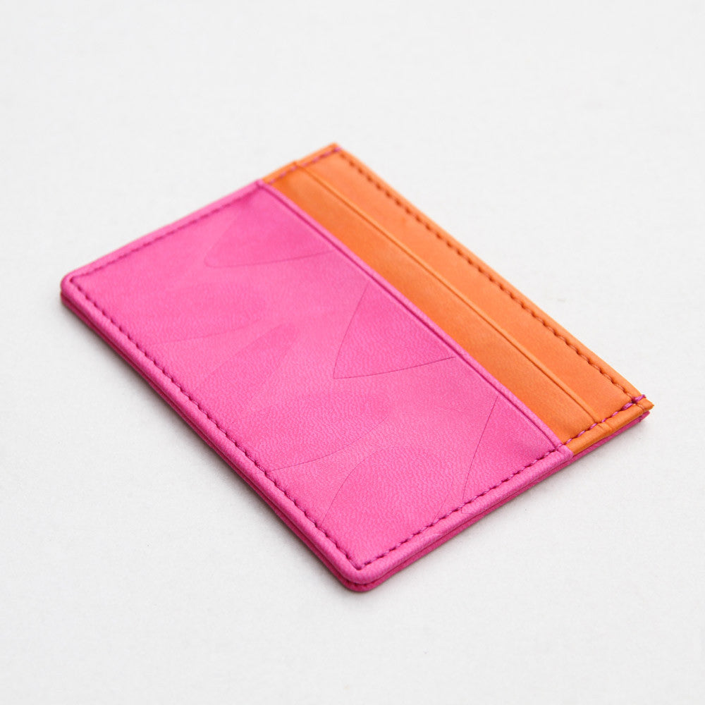 Embossed Hearts Travel Card Holder