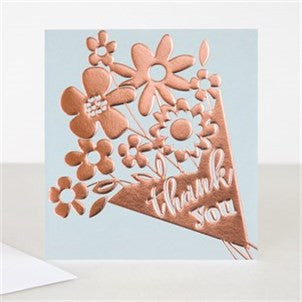 Thank You Bunch Of Flowers Card
