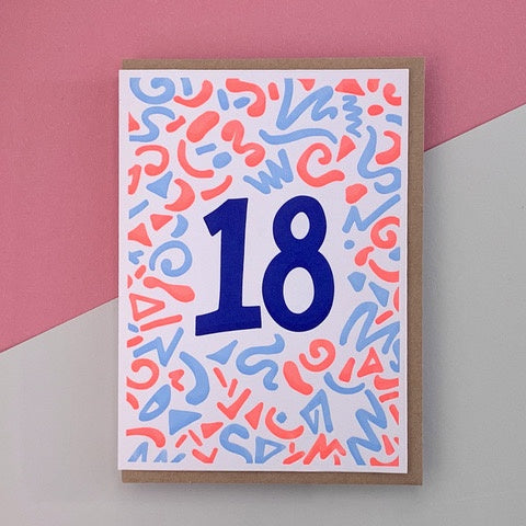 18 Birthday Card