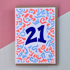 21 Birthday Card