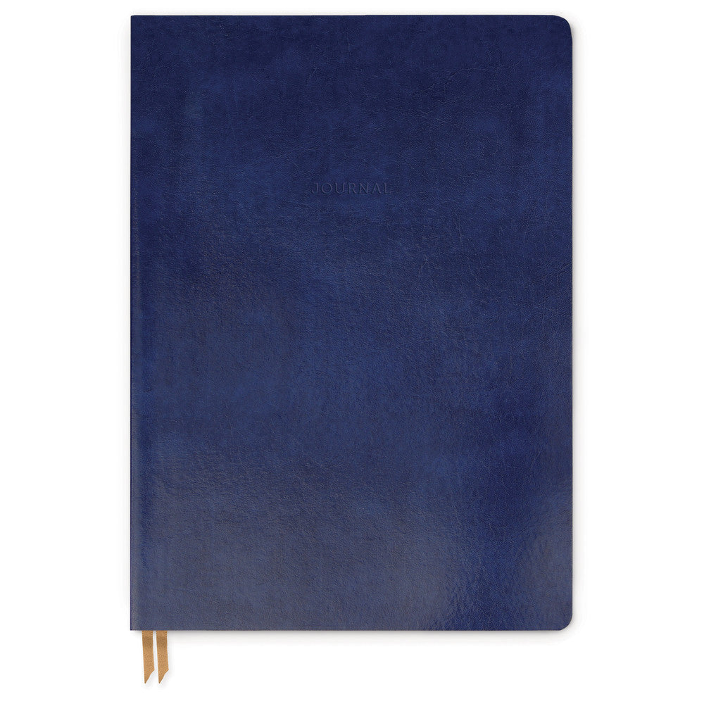 Bonded Leather Journal - Large Blue