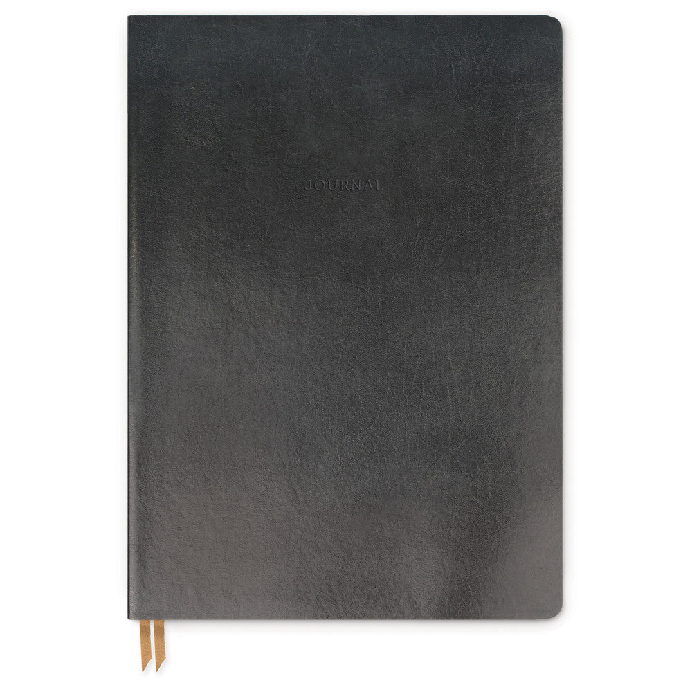 Bonded Leather Journal - Large Black