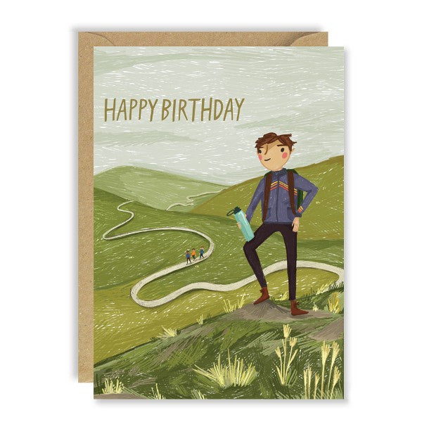 Hillwalk Birthday Card