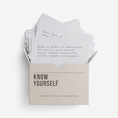 Know Yourself Prompt Cards