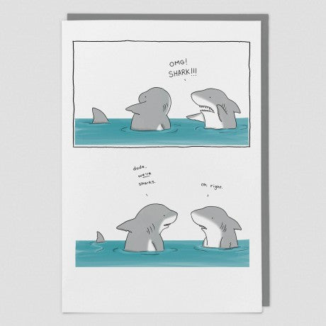 OMG Shark Card