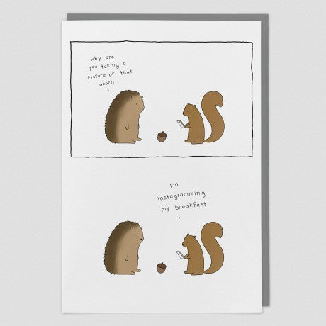 Acorn Animal Card