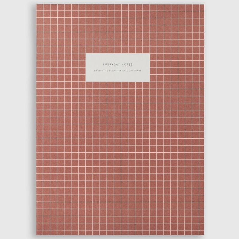 Check Notebook Red