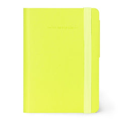 Small Plain Lime Green Notebook