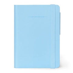 Small Plain Sky Blue Notebook