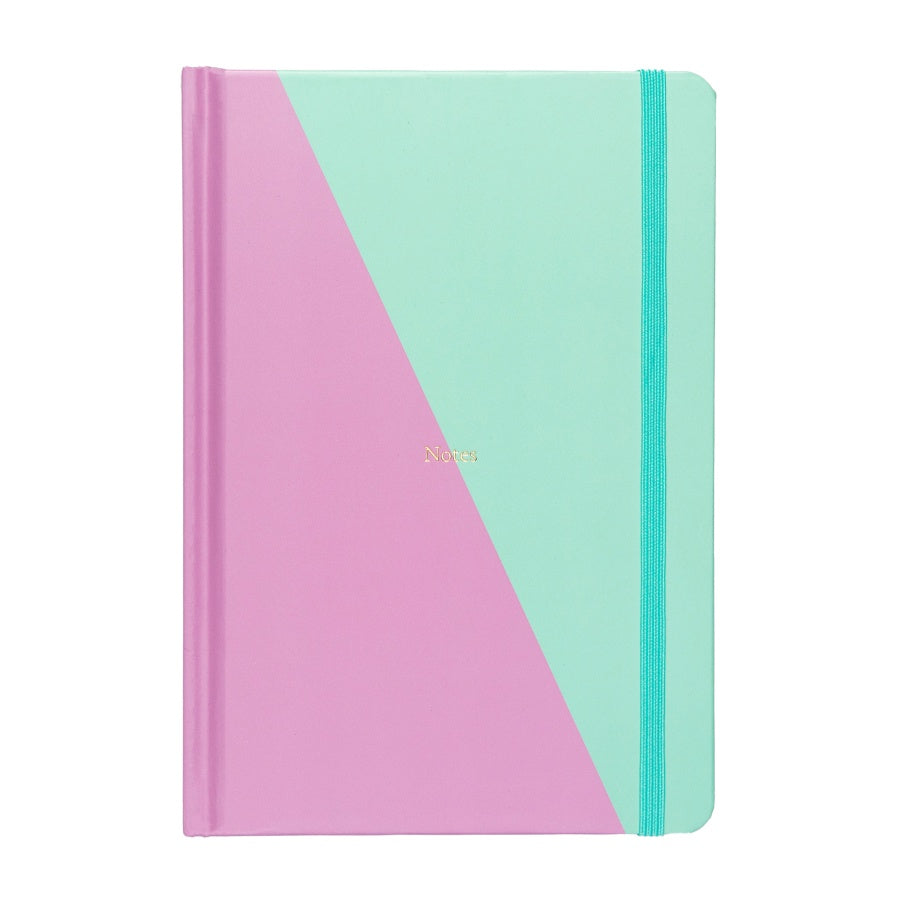 Contrast Ribbon Color Notebook Lilac & Mint Contrast Lined Notebook - Paper Tiger