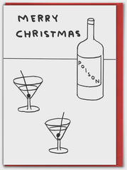 Merry Christmas Poison Christmas Card