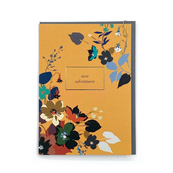 New Adventures Flowers Card