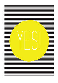 Yes 30x40cm Print