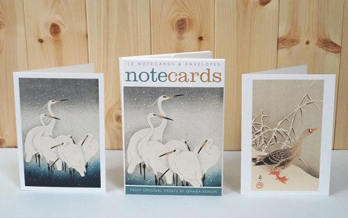 Pack of 10 Ohara Koson Notecards