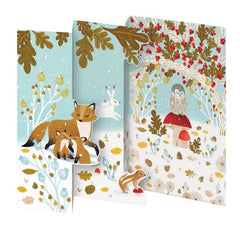Paw Prints In The Snow Card Pack